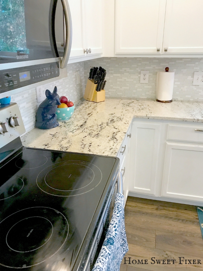 DIY White Kitchen Makeover Reveal 10-Home Sweet Fixer