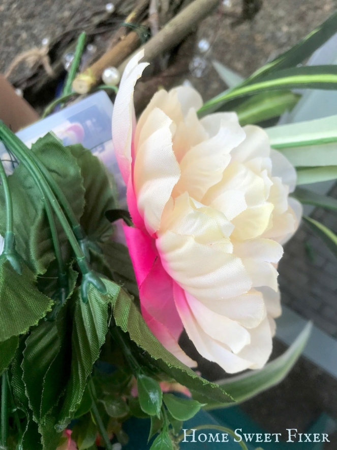 Assembling DIY Flower Wreath Outdoor Chandelier-Home Sweet Fixer-3 Branded
