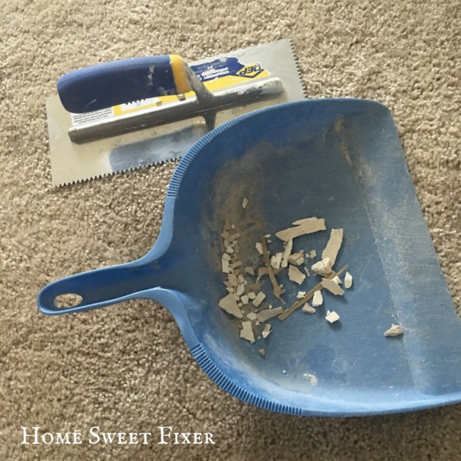Tile Removal &amp; Cleanup- Home Sweet Fixer