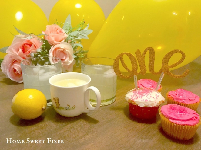 Baby Girl First Birthday-Lemon Theme Birthday Party-Home Sweet Fixer 15